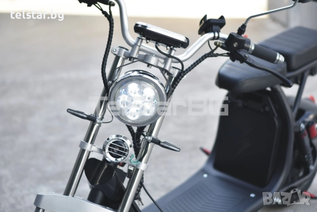 Електрически скутер BIG CITY HARLEY X12 2500W 60V 21Ah с LED фар, снимка 10 - Мотоциклети и мототехника - 52429336