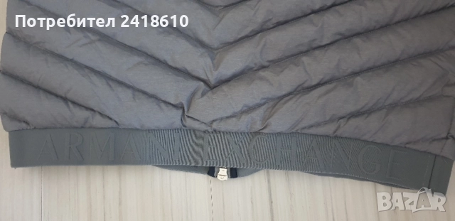 Armani Exchange A/X Down Vest Mens Size M НОВО ! ОРИГИНАЛ ! Мъжки Пухен Елек! , снимка 3 - Якета - 55741455