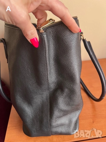 Чанта Furla естествена кожа, снимка 15 - Чанти - 29429049