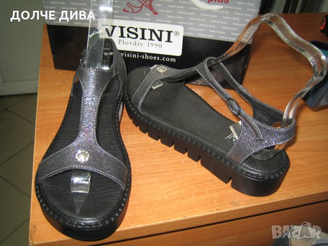 Намаление-Дамски сандали  естествена кожа черни, снимка 4 - Сандали - 29385620