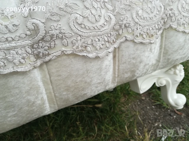 БЯЛА ТАБУРЕТКА 1706251207, снимка 8 - Антикварни и старинни предмети - 50696247