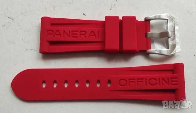 Силиконова кайшка ПАНЕРАЙ PANERAI 26мм, снимка 2 - Каишки за часовници - 49314574