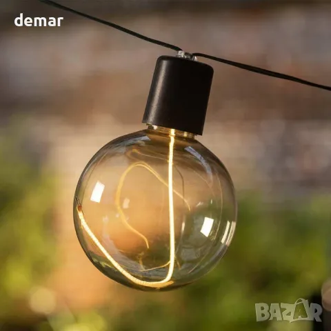Соларни стрингови светлини SolarCentre® Ballon, 9,5 метра, 20 крушки, снимка 2 - Соларни лампи - 47320723
