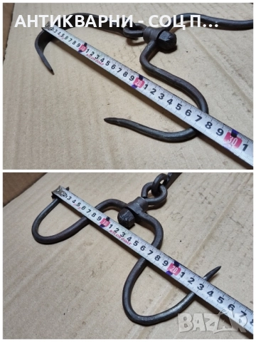 Стар Кован Ченгел За Дране На Животни. , снимка 6 - Антикварни и старинни предмети - 52496652