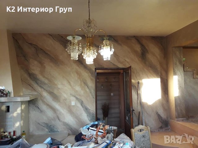 Декоративни мазилки  вътрешни ремонти, снимка 8 - Декорация за дома - 31504282