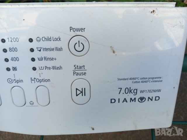 Продавам преден панел с платка за пералня Samsung WF1702NHW, снимка 3 - Перални - 42886524