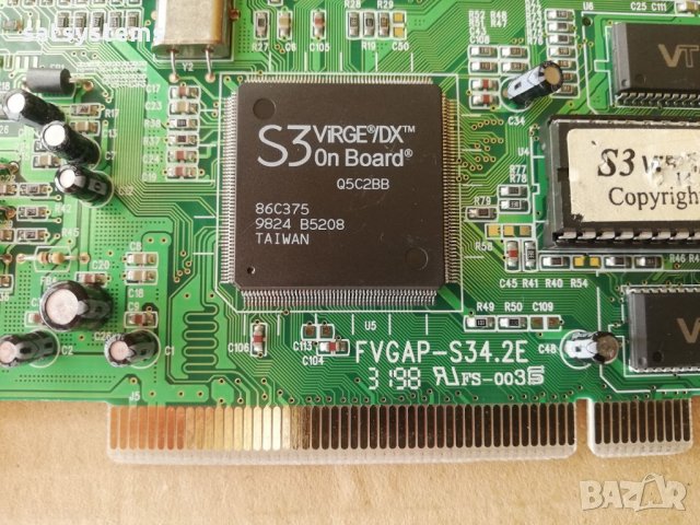 Видео карта S3 Virge VGDX 2MB PCI, снимка 6 - Видеокарти - 31938705