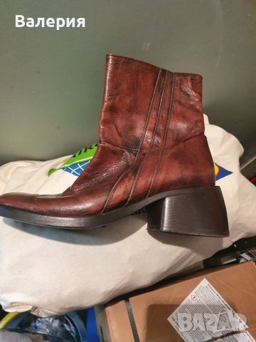 Дамски италиански боти от естествена кожа , снимка 3 - Дамски боти - 37410540