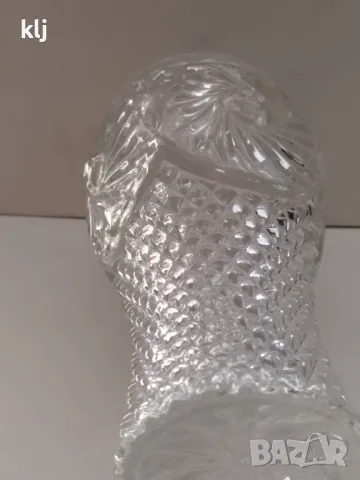 Голяма кристална ваза, снимка 5 - Вази - 49373449
