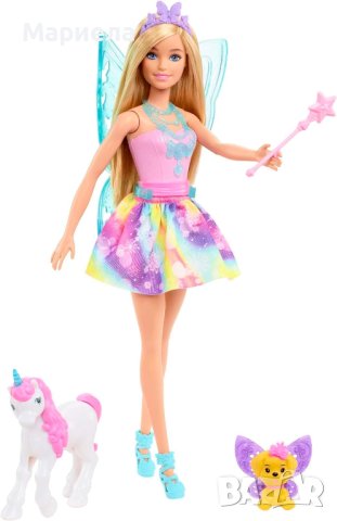 Адвент календар на Barbie Dreamtopia /Адвент календар Mattel,С Barbie Land Fantasy кукла,Многоцветен, снимка 7 - Кукли - 44381608