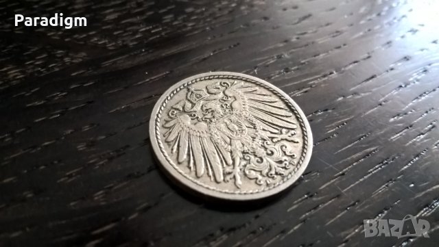 Райх монета - Германия - 5 пфенига | 1911г.; серия D, снимка 2 - Нумизматика и бонистика - 31214437