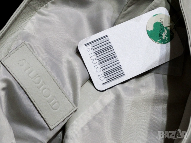  Нова с Етикет STUDIO ID Дамска Кожена Рокля от Естествена Кожа Размер S, снимка 13 - Рокли - 54149184