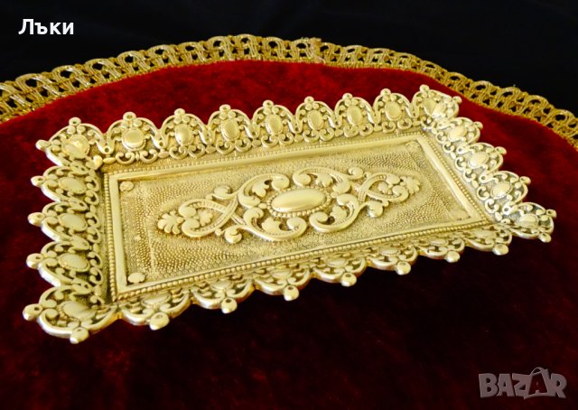 Кралски бронзов съд,бижутерка,барок. , снимка 7 - Антикварни и старинни предмети - 36673910