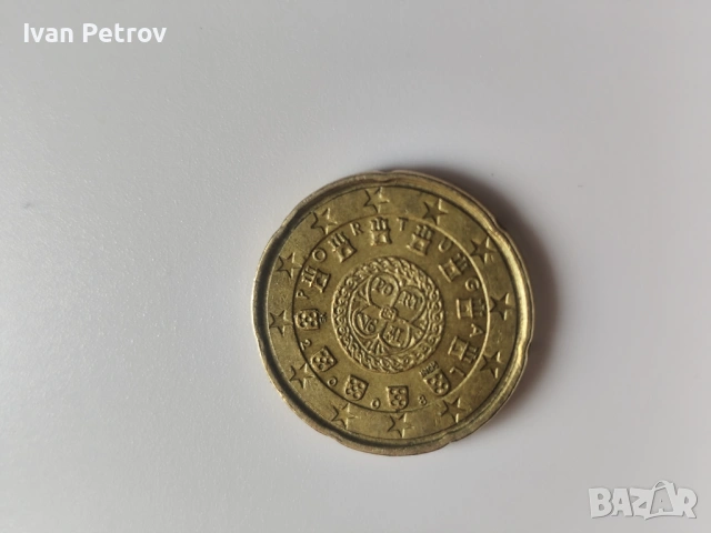 Продавам 20€ цента от 2008г, снимка 2 - Нумизматика и бонистика - 54204923