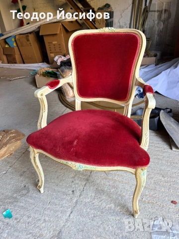Винтидж кресло , снимка 2 - Столове - 54316452