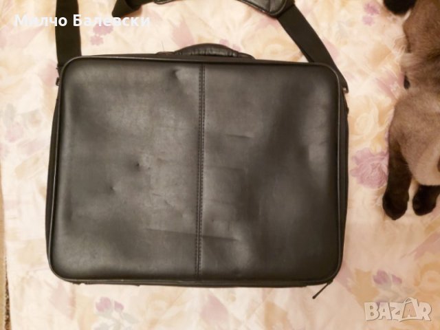 Кожена чанта за лаптоп и документи, снимка 2 - Чанти - 37900392