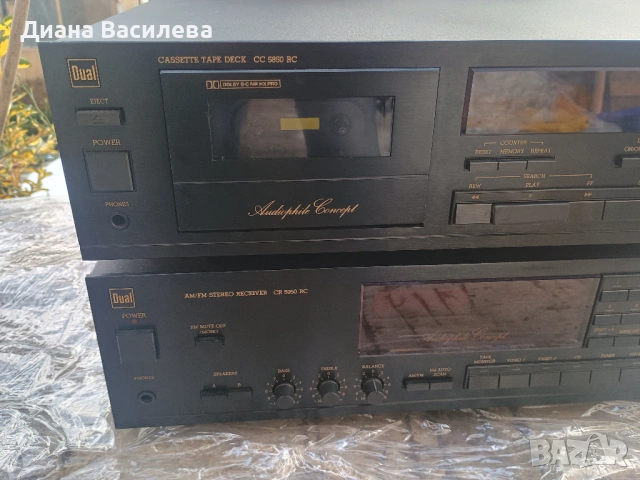 Dual Audiophile Concept CC 5850 RC и Dual CR 5950 RC, снимка 3 - Ресийвъри, усилватели, смесителни пултове - 53955504