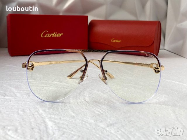 Cartier 2023 мъжки слънчеви очила авиатор унисекс дамски слънчеви очила, снимка 2 - Слънчеви и диоптрични очила - 42797750