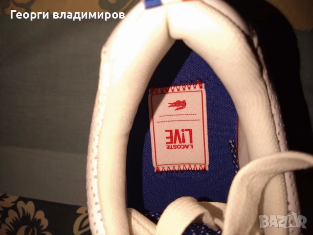 Lacoste оригинални и изключително качествени маратонки , снимка 3 - Маратонки - 52566331
