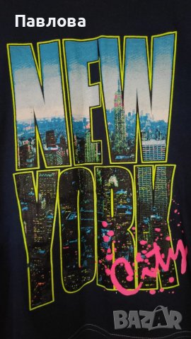Нова блузка с надписи New York за дете 6_7г. , снимка 3 - Детски Блузи и туники - 37419152