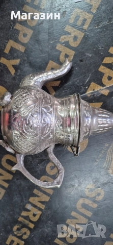 Арабски чайник, снимка 2 - Антикварни и старинни предмети - 52962804