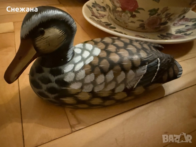 Дървена патица, снимка 3 - Други ценни предмети - 52979136