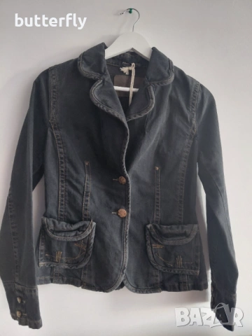 Вталено дънково сако Pause Jeans – 100% памук (S, M, L)