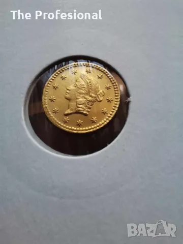 Златна монета, снимка 2 - Нумизматика и бонистика - 48127496