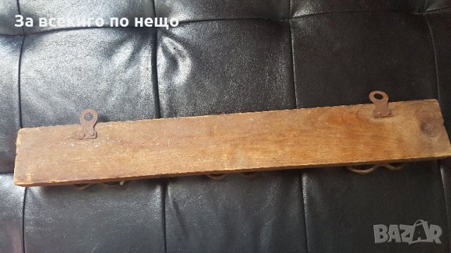 стара дървена залъгалка с месинг, снимка 3 - Други ценни предмети - 30278589