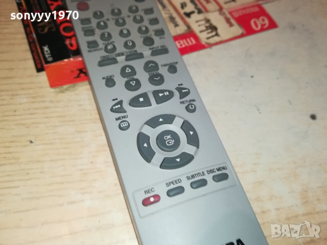 DVD//VCR-TOSHIBA REMOTE-ВНОС SWISS 1909251751, снимка 3 - Дистанционни - 51771250