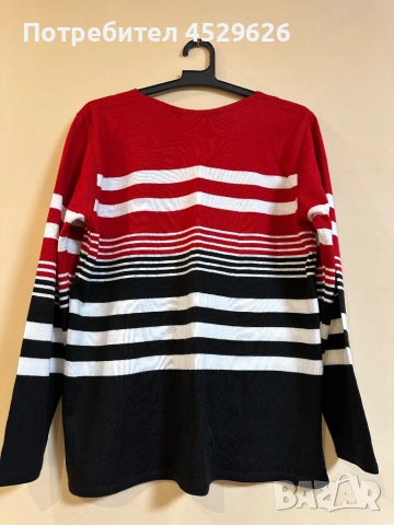 Блуза на райета , снимка 2 - Блузи с дълъг ръкав и пуловери - 53237186