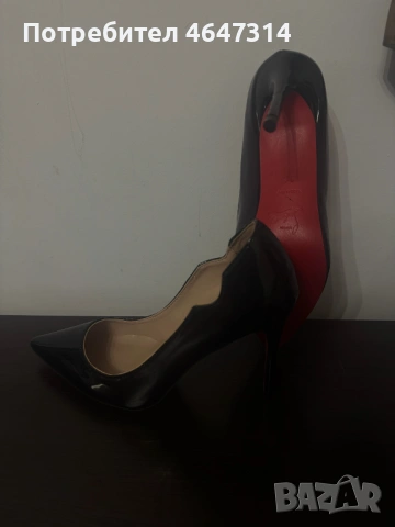 Louboutin токчета/heels hot chick 38 номер в черно