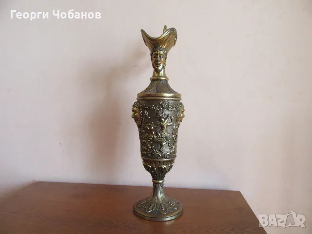 Бронзова кана с патина., снимка 3 - Други - 55963547