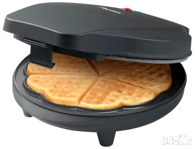 Гофретник за сърца Bestron ASW217BL Black Label, 700 W