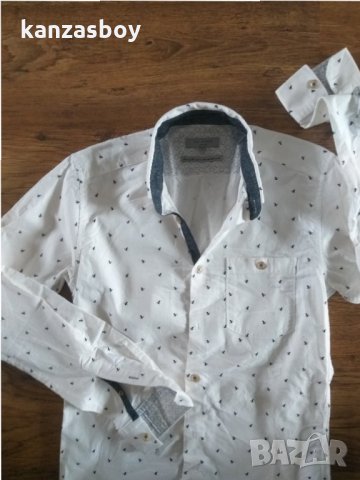 ted baker london Chimsky Printed Monkey Regular Fit - страхотна мъжка риза, снимка 3 - Ризи - 31720578