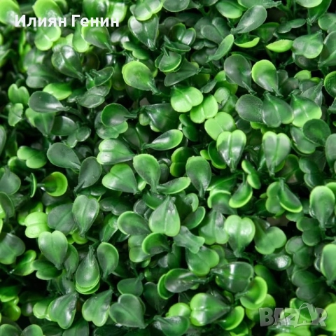 HOMCOM Комплект от 2 чемширови топки, изкуствени растения, стайни растения , снимка 10 - Други - 52488402