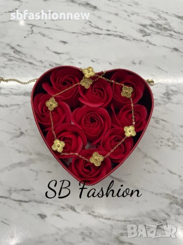 Van cleef gold комплект гердан и гривна, снимка 3 - Бижутерийни комплекти - 50869327