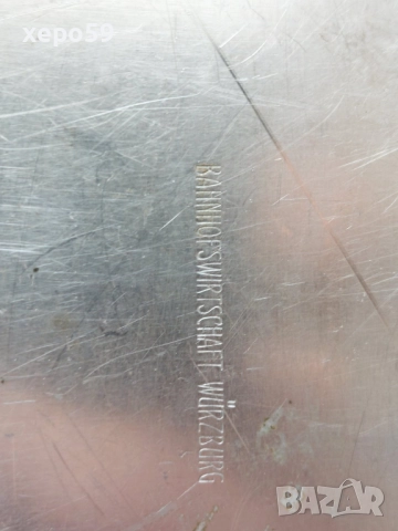 WW2-Немски посребрен сервиз подарен на летец офицер чаши,плато.сребро, снимка 7 - Антикварни и старинни предмети - 52287493