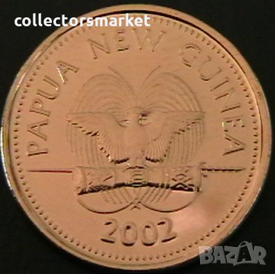 5 тоеа 2002, Папуа Нова Гвинея, снимка 2 - Нумизматика и бонистика - 32142238