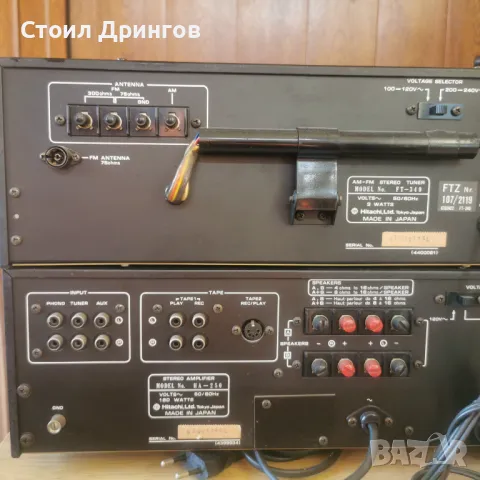 HITACHI HA-250&FT-340, снимка 5 - Ресийвъри, усилватели, смесителни пултове - 50124212