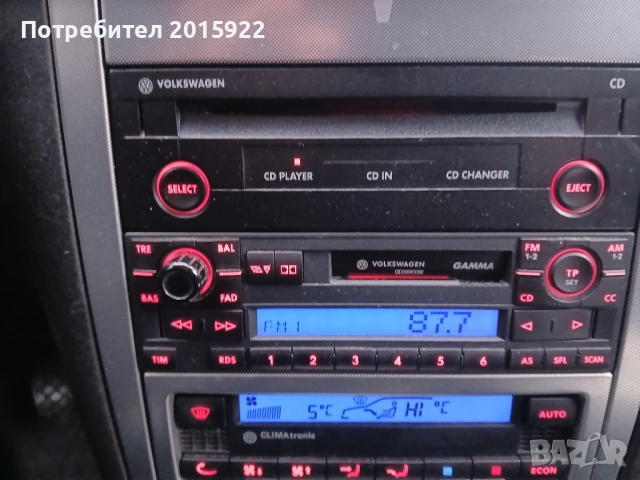 Оригинален касетофон +чейнджър Vw-Gamma. 5.за vw-Golf4.polo Bora.passat., снимка 3 - Аксесоари и консумативи - 52900317