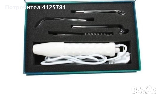 Нов Козметичен уред за лице дарсонвал с антибактериално действие / Брой приставки – 4 различни в ком, снимка 4 - Други - 51972678