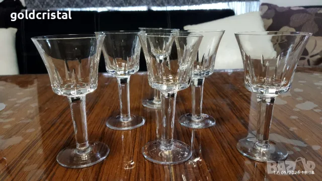 стари кристални чаши 