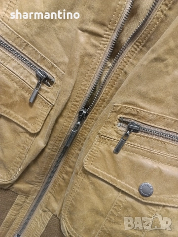 Tom Tailor кожено яке M/S - 75 лв, снимка 6 - Якета - 51979000