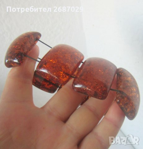 Гривна цвят кехлибар 55 и 88 грама, гривни, снимка 8 - Други ценни предмети - 29276615