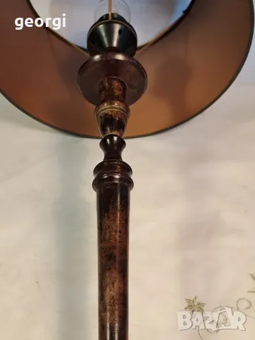 лампа с бронзов пиедестал 23/6, снимка 2 - Настолни лампи - 49663415