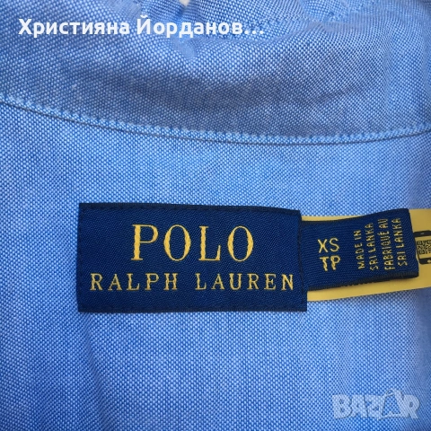 Дамска риза с къс ръкав от Polo Ralph Lauren с бродирано лого,ХС, снимка 2 - Ризи - 54326247