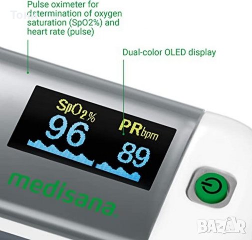 Нов медицински пулсоксиметър Medisana PM A20, снимка 4 - Други - 39147578