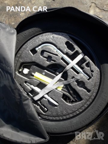 Авариен комплект 5Х112 джанта, крик, ключ и калъф, снимка 2 - Гуми и джанти - 34408755