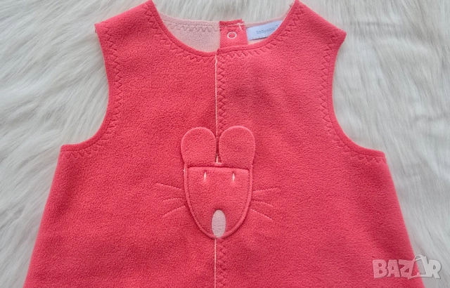 Детски поларен сукман 12-18 месеца, снимка 2 - Бебешки рокли - 52580800